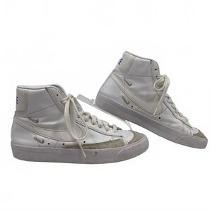 Nike White Leather Blazer Mid 77 Sneakers | Women’s Size 7.5